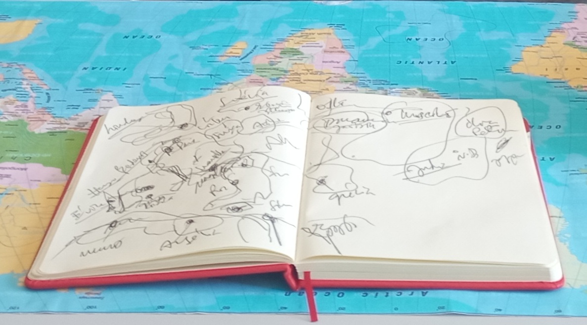 Eduardo Souto de Moura sketch on a life of worldwide travels, 2024 © UpGranT Porto Team
